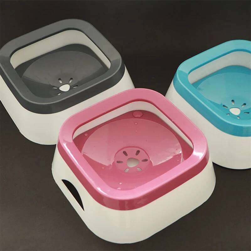 Floating Non-Wetting Mouth Cat Without Spill Drinking Water Dispenser Plastic Anti-Over Dog Bowl 26Y0312
