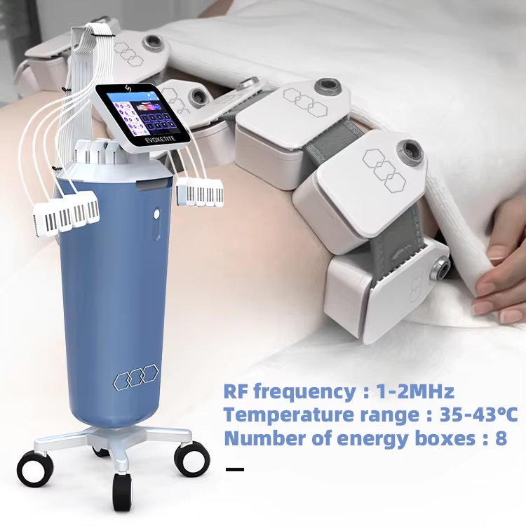 RF Thermal Machine with 8 Handles Body Evoke Fat Dissolving Weight Loss for the Face and Body Slimming Equipment