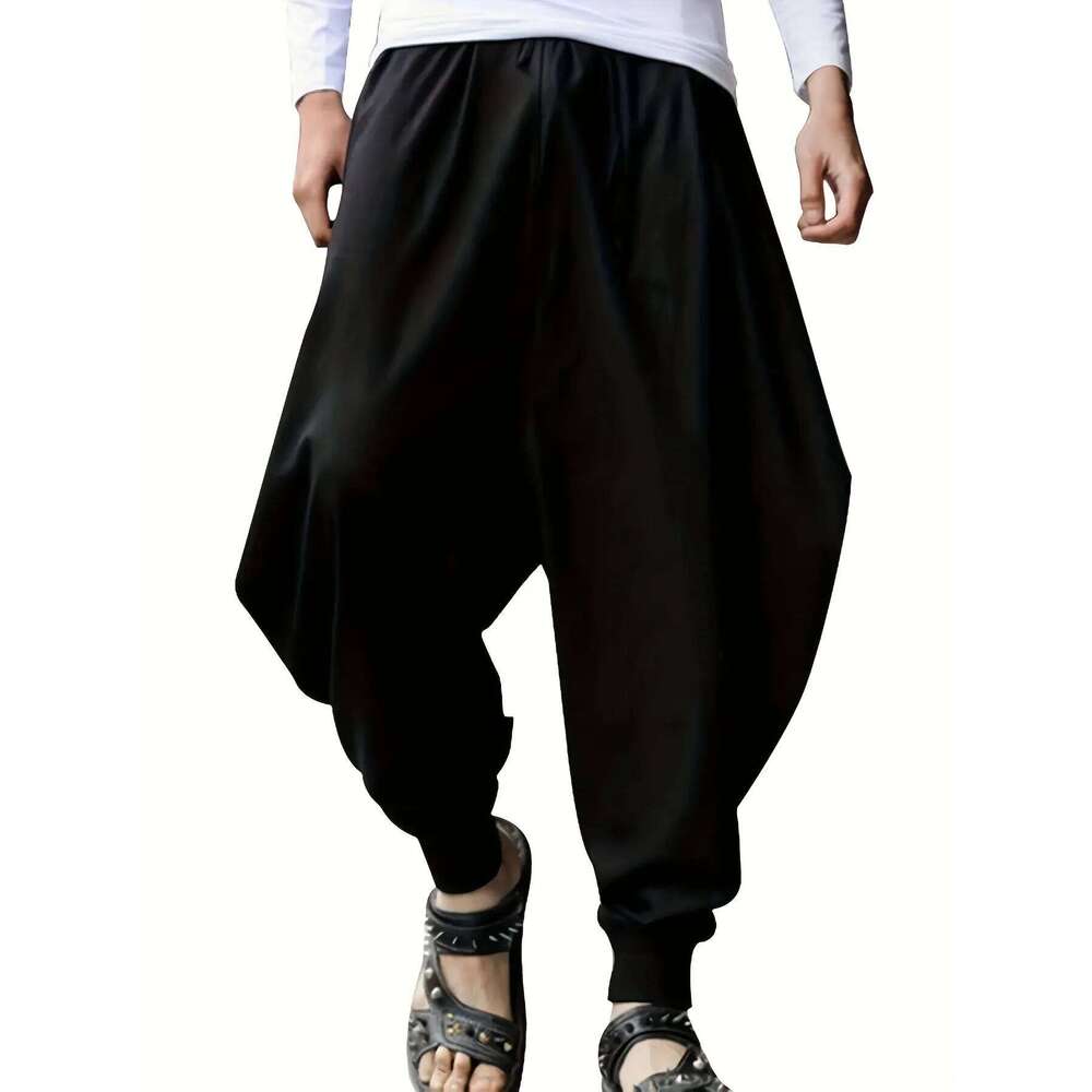 Men's casual Haren street loose pants, fashionable outfit