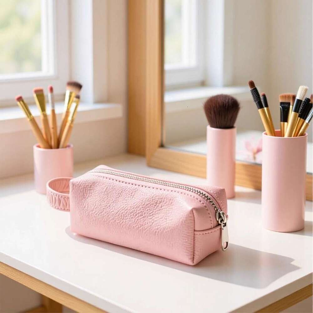 Fashion popular PU vintage handbag, high-value portable makeup jewelry storage bag, direct from the manufacturer