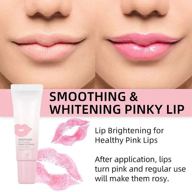 Balm For Remove Dark Melanin Dead Skin Removal Lighten Lip Lines Exfoliate Whitening Moisturizing Nourishing Serum 8.5g W260311