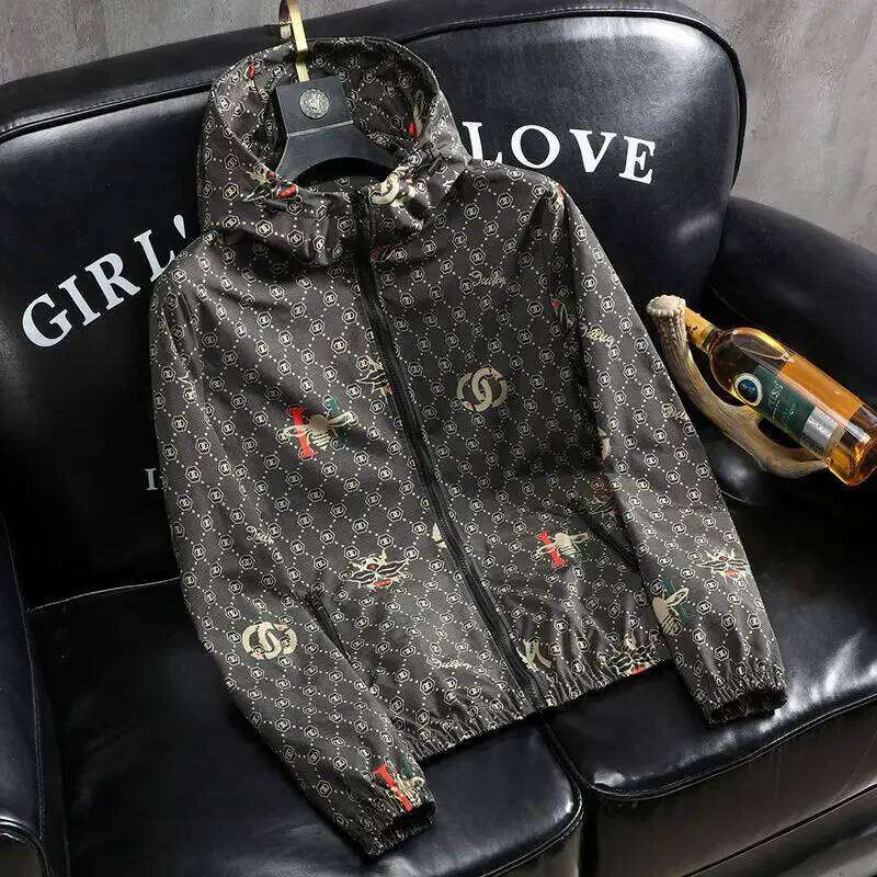 New Coat Spring And Autumn Fashion Brand Slim Fit Handsome All-Match Thin Casual Jacket Men's Clothing Top Clothes