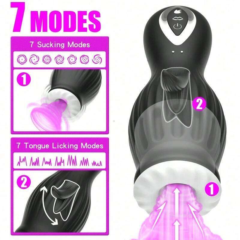Male Masturbators Automatic Hands Free Powerful Sucking Telescopic Cup Pump Penis Enlargement Stroker For Men Sex Toy 18+ Z260312
