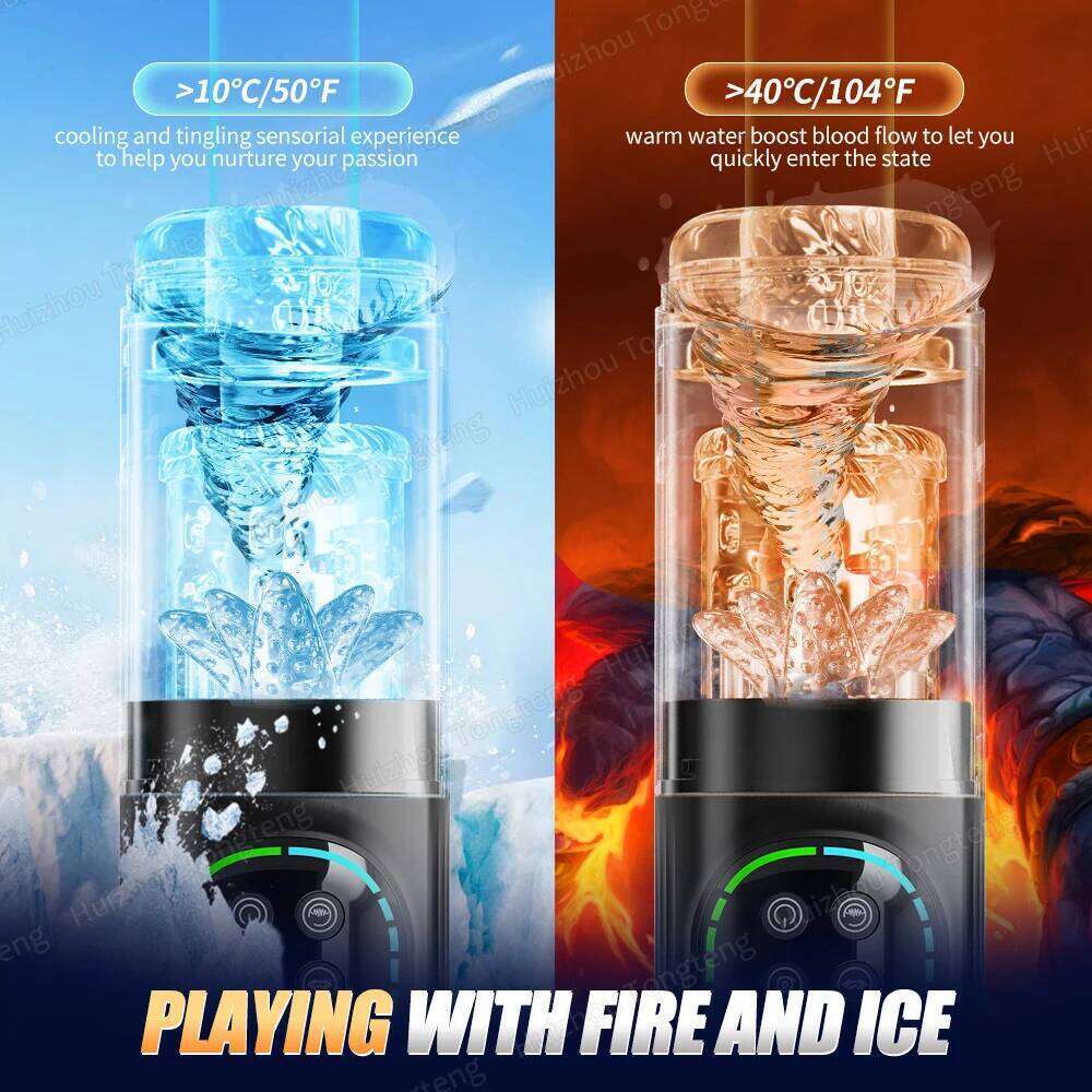 Automatic Telescopic Thrusting Male Masturbator Cup Sucking Vibrating Masturbation Vagina Pusssy Blowjob Adult Sex Toys for Men Z260311