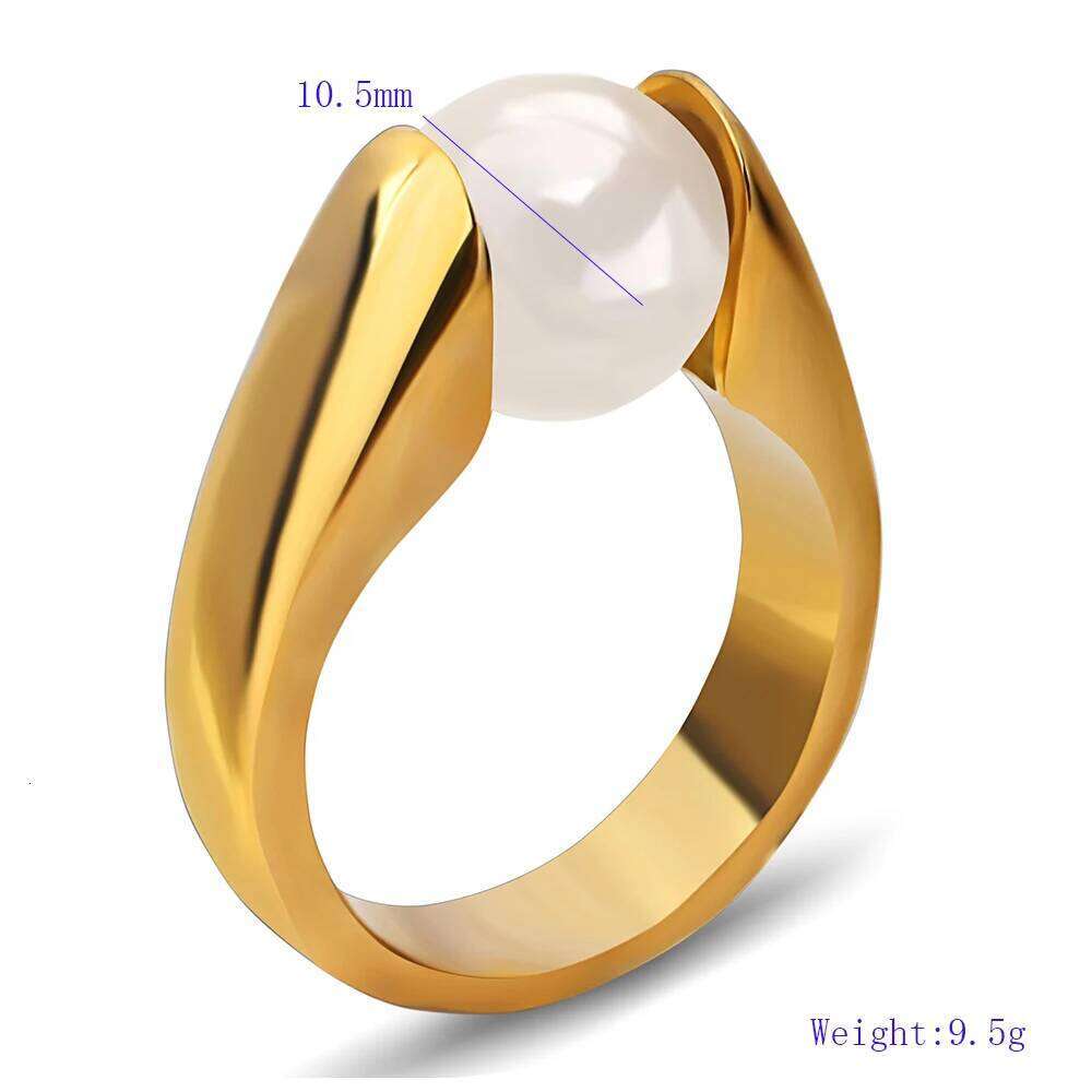 New Fashion Colorful Opal Women Quality Stainless Steel Round Black White Cat's Eye Stone Wedding Ring H260312