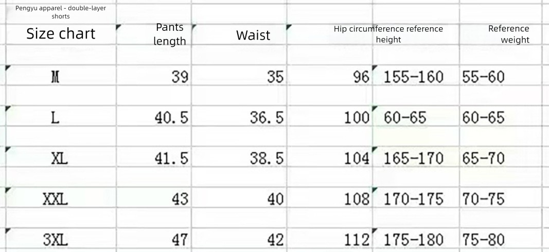 2026 New Designer Luxury Brand Men's Double-layer Fitness Shorts Men's Gym Training 2-in-1 Sports Shorts Quick Drying Breathable Fitness Jog