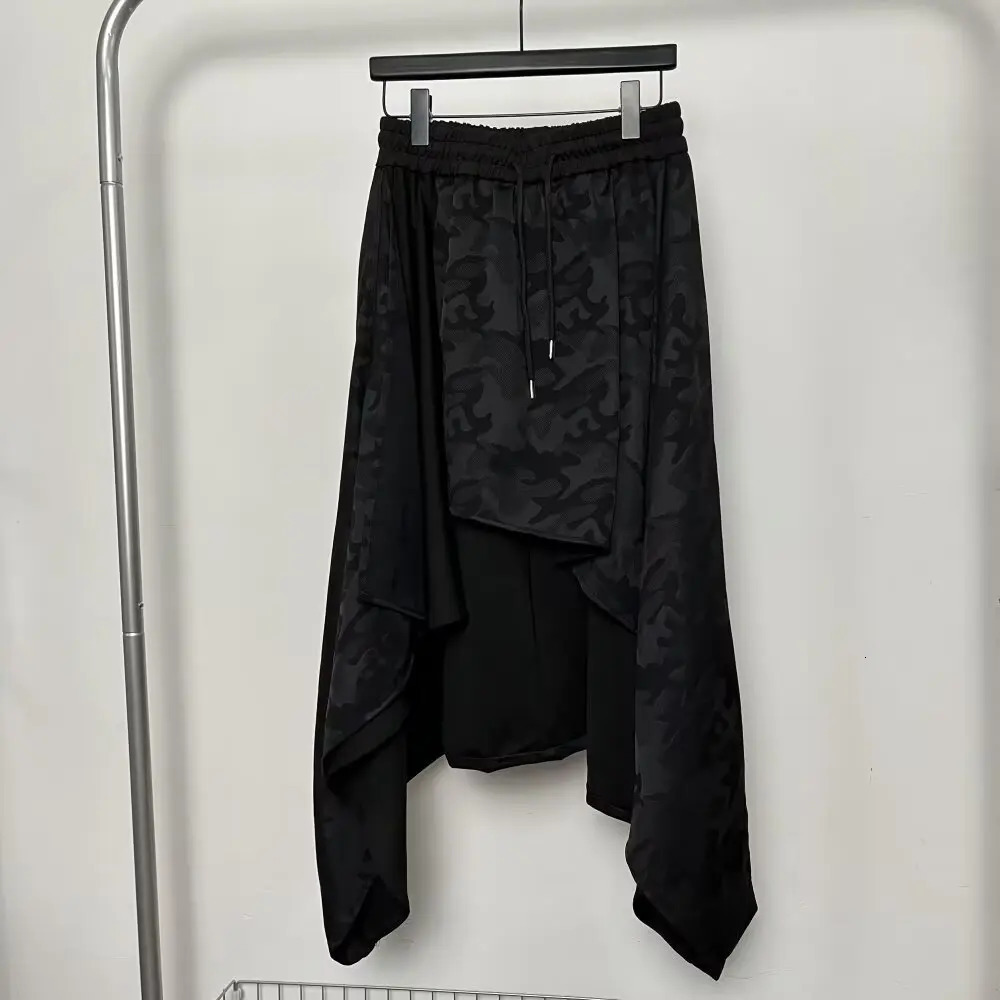 Vintage Trousers Women Men Neutral Loose Culottes y2k Gothic Wide Leg Pants Skirt Oversize Harajuku Japanese Creative Pants 260311