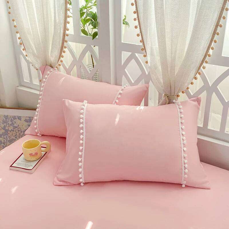 New Style Quilt Thickened Fleece Ball Duvet Cover Soft and Comfortable Four-piece Set 180x220 220x240 Multi-size Bedding H260312