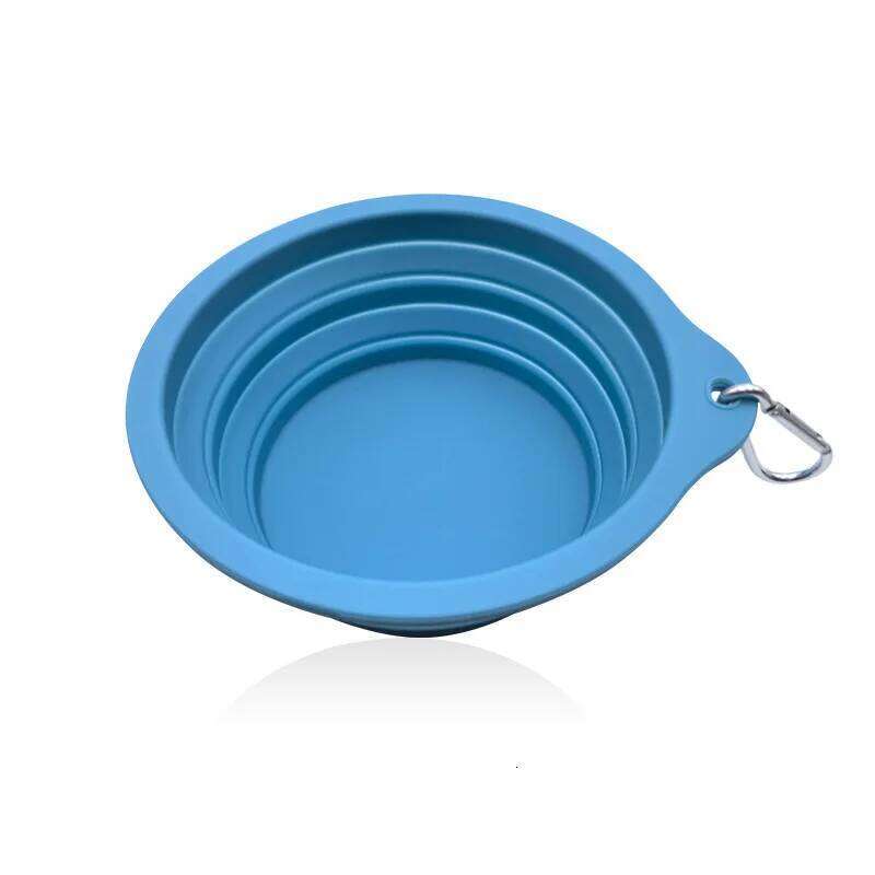 650ML And 350ML Portable folding silicone for pets, rice food bowl, cat drinking water dog bowl 26Y0312