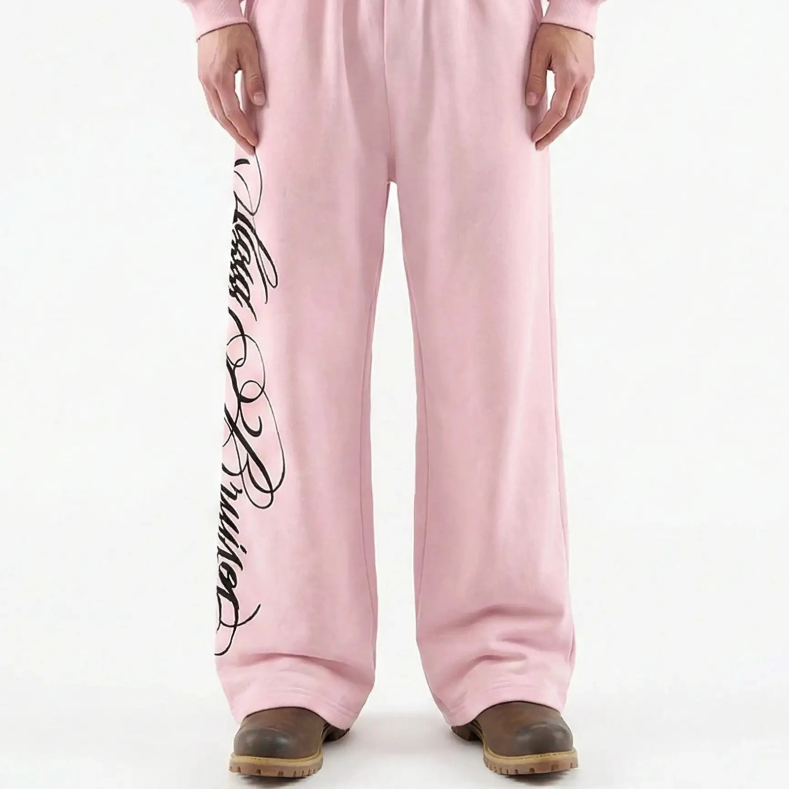 Y2K Harajuku Hoodie Sets Fashion Letter Printed Fleece Zip Up Hoodie Oversized Streetwear Vintage High Street Unisex Baggy Pants 260311