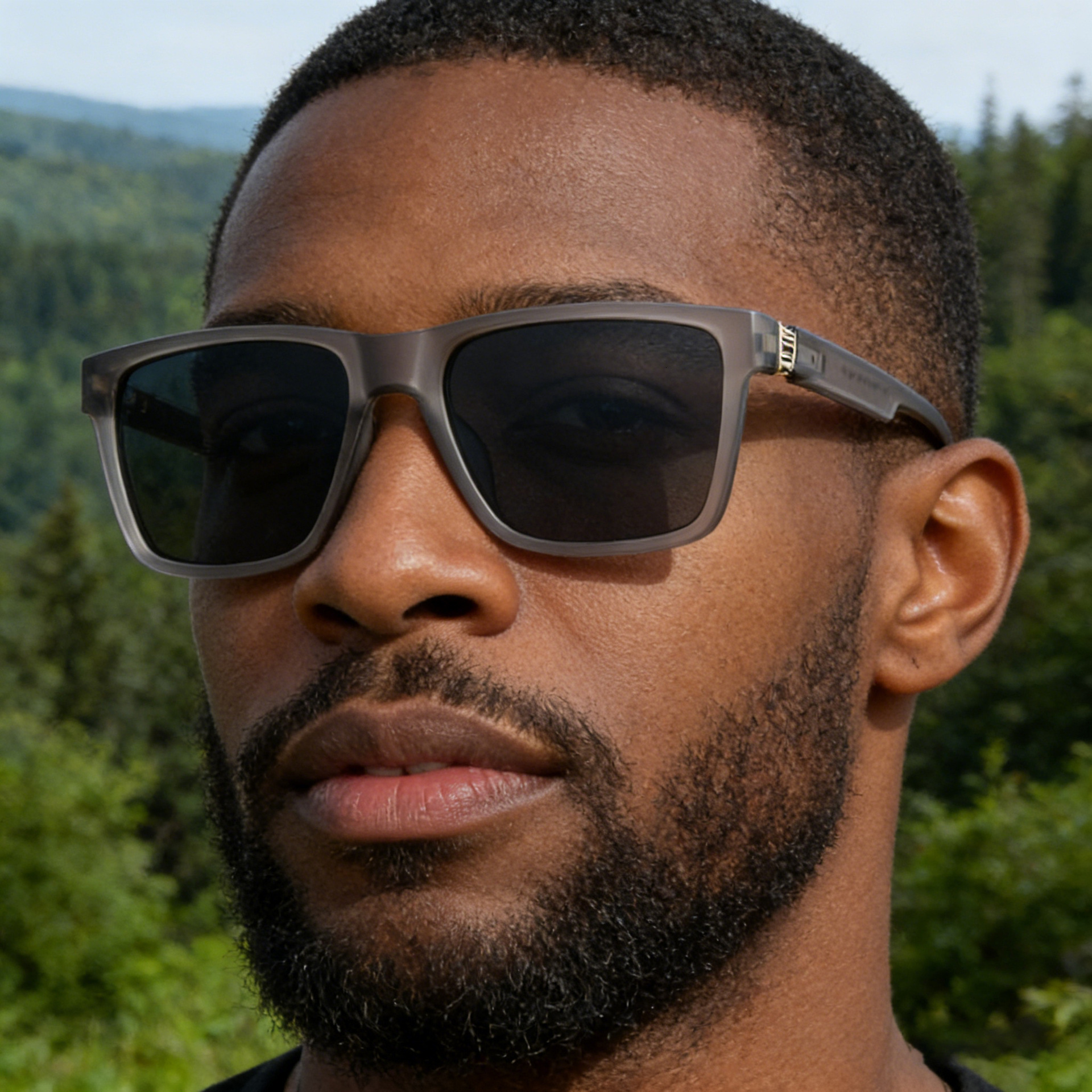 2026 New Fashion Polarized Square Sunglasses Retro Outdoor Driving Sun Protection Glasses for Men,