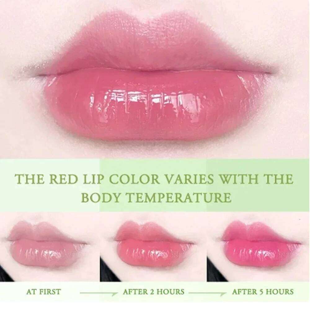 1Pcs Moisture Lip Balm Long-Lasting Natural Aloe Vera Color Mood Changing Long Lasting Moisturizing Lipstick Anti Aging W260311