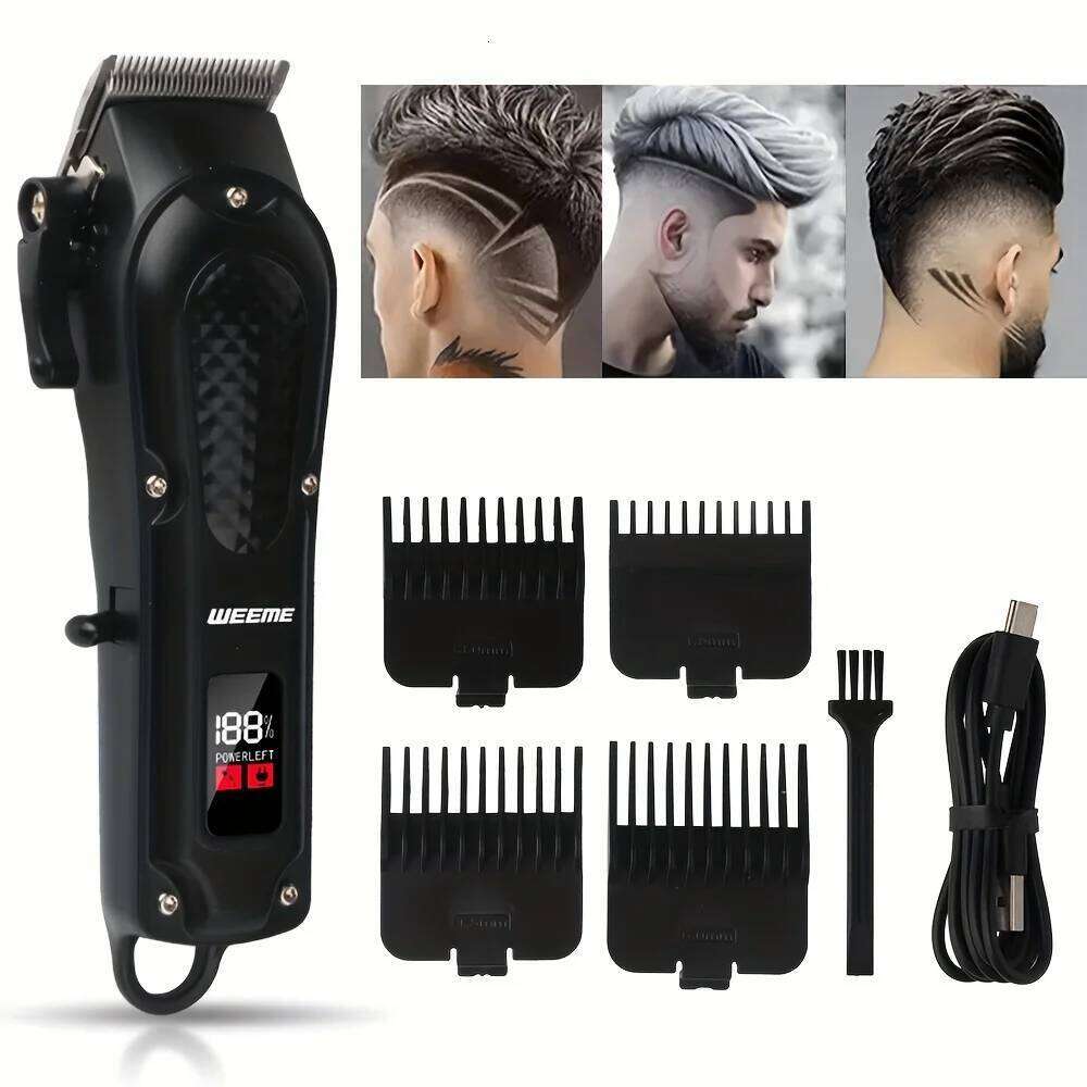 Barbershop special electric hairdresser silent metal body fast charging cordless set home personal care small appliances shave C260312