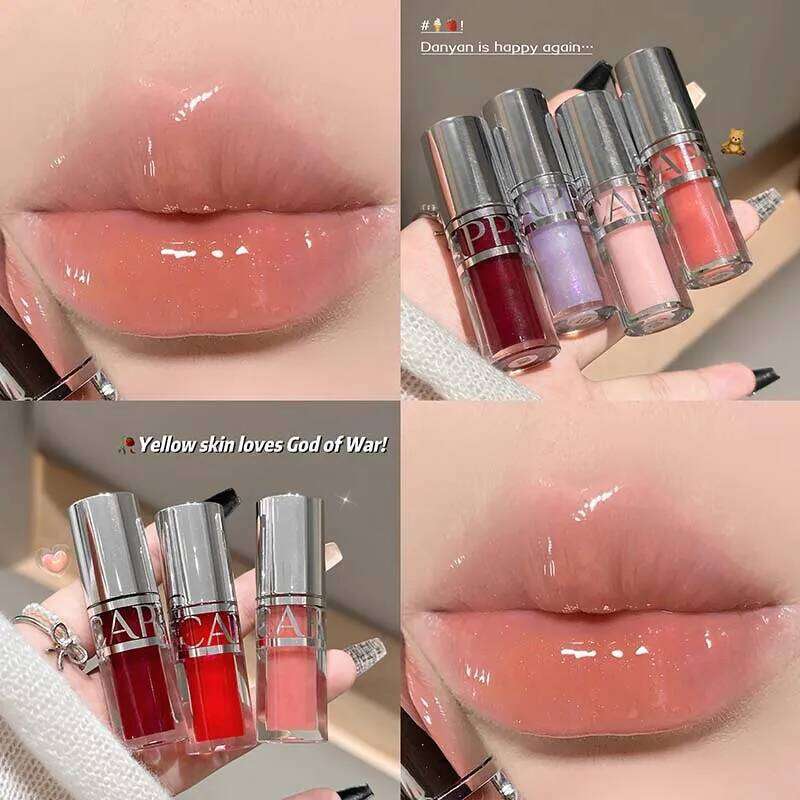 Mirror-like, moisturizing glass gloss with long-lasting, clear, plumping, and lip line-reducing properties. Lip gloss. W260311