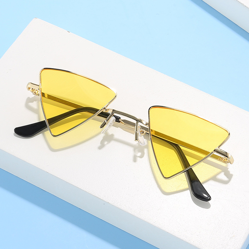 Fashion Unisex Punk Triangle Sunglasses Sunshade