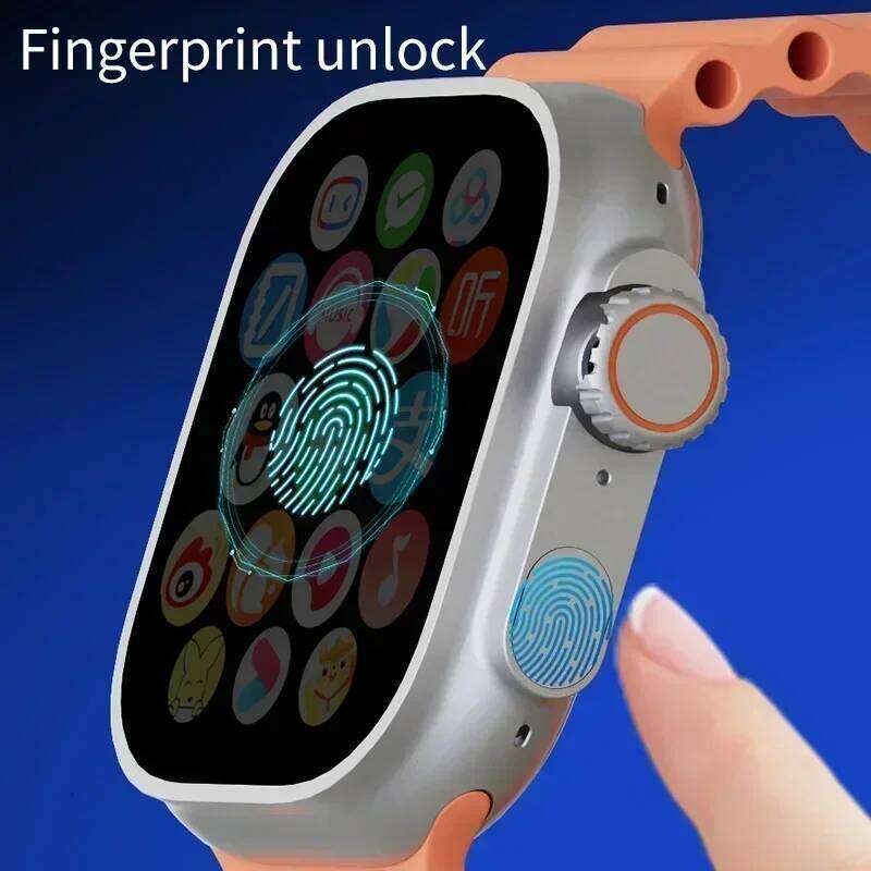 Android Smartwatch DW100 New Global Call Fingerprint Unlock 4G SIM Card 2.29 Inch AMOLED Video Chat WIFI GPS App Download