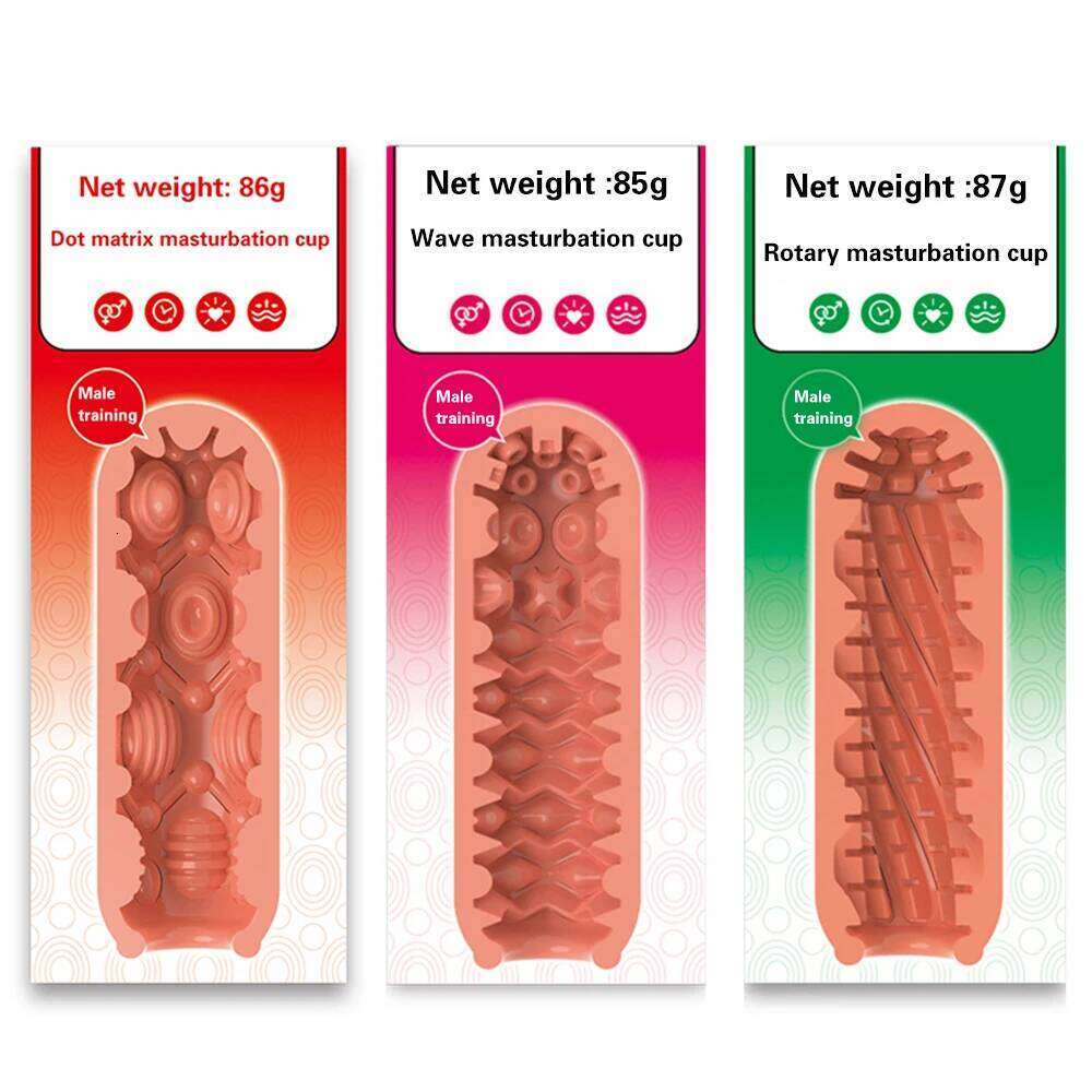 Male Masturbator Cup Realistic Vagina Soft Pocket Pussy Blowjob Penis Exercise Massager Erotic Sex Toys For Men Adult Supplies Z260312