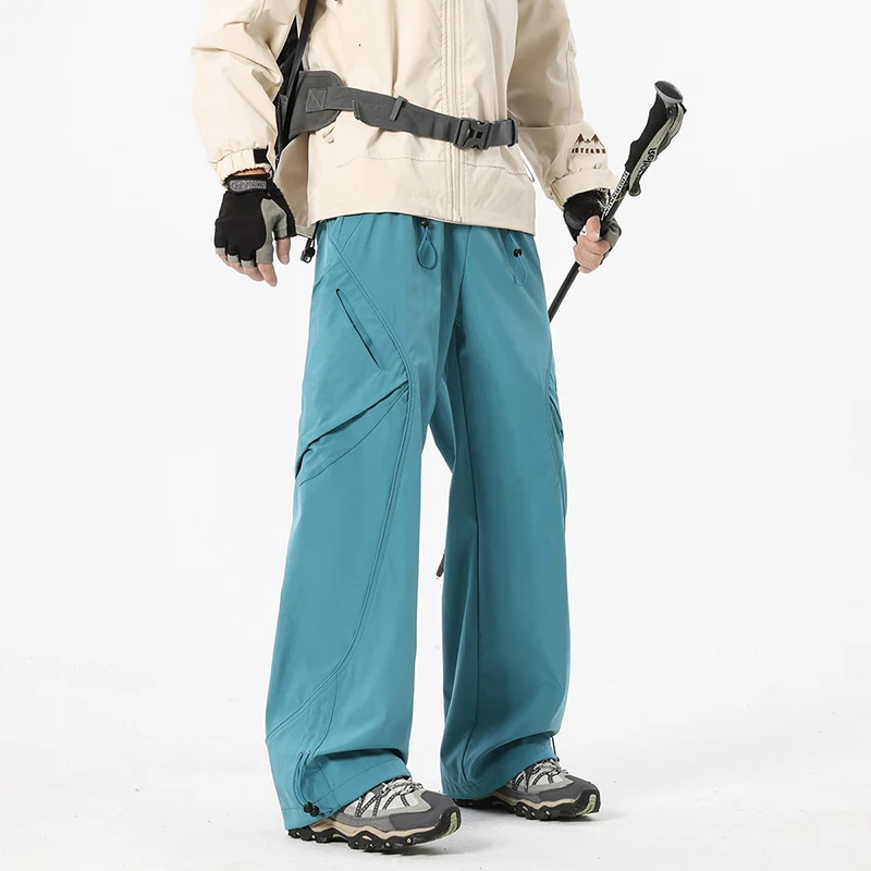 Autumn Arrival Unisex Straight - Leg Workwear Leisure Pants with Water - Repellent Hiking n 260310