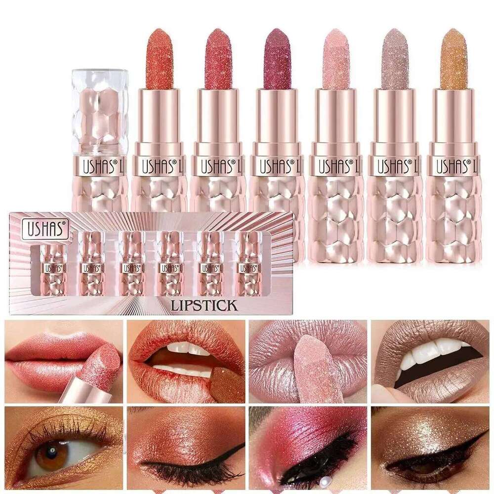 Waterproof Metallic Shine Liquid Lipstick Highly Pigmented Full Coverage Long Lasting Kiss Proof Lightweight Lip Gloss W260311