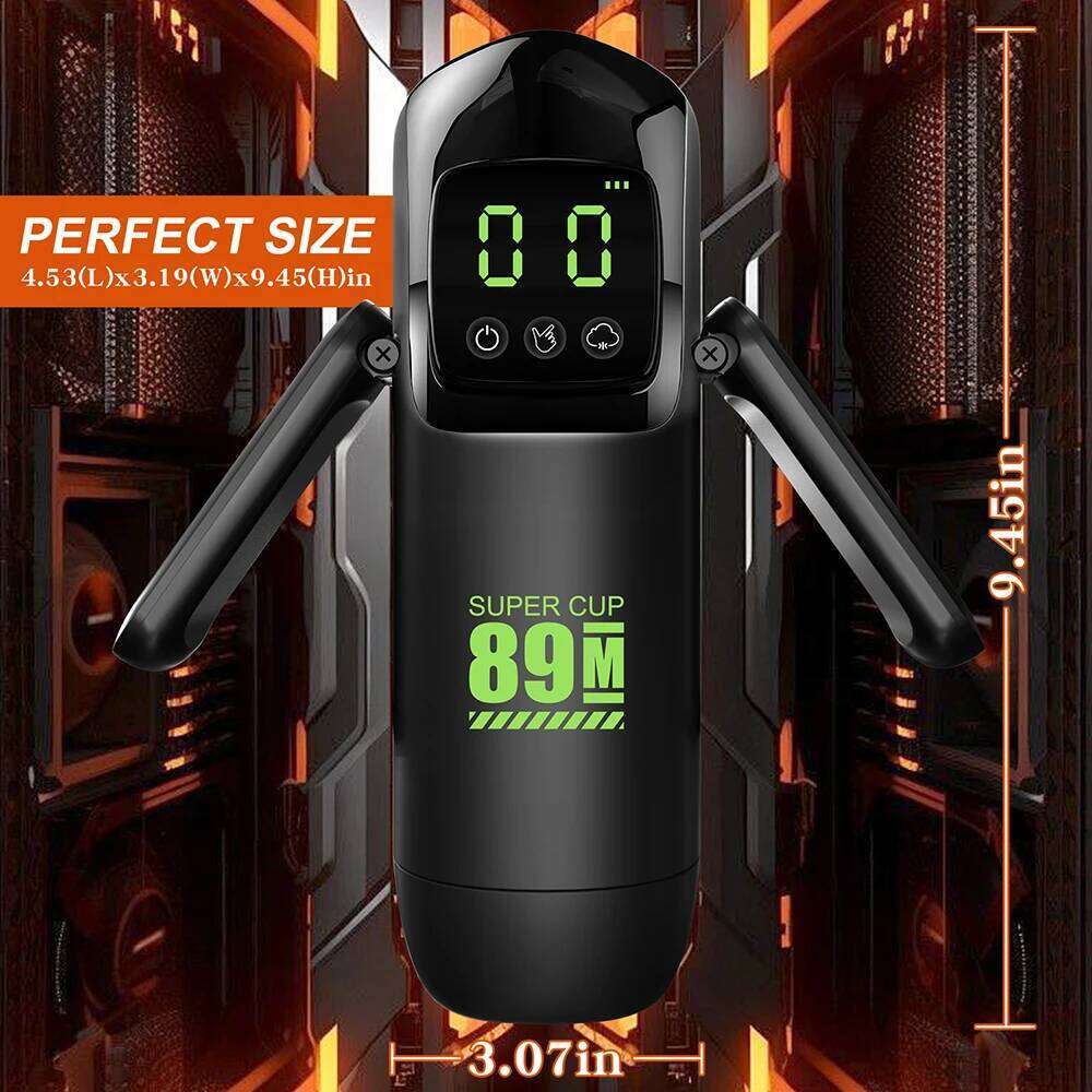 Automatic Male Masturbator Cup 8 Telescopic & Sucking Vibrator Real Oral Vagina Vacuum Suction Penis Trainer Adult Sex Toys Men Z260312