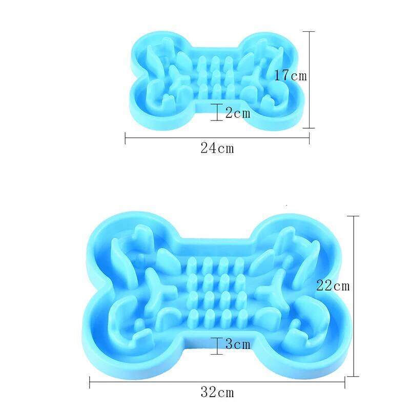 Pet Dog Bowl Healthy Soft rubber Slow Feeder Anti-Slip Anti-Gulping Choke travel bowl for Cat dog Food feeding slow feeder 26Y0312