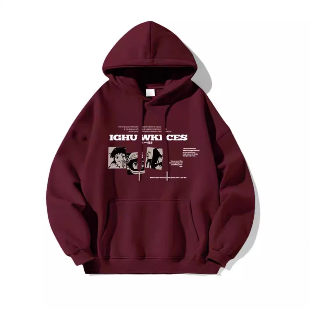 Heavyweight High Street Cartoon Niche Trendy Brand Hoodie For Men Spring Designer Hoodie And Autumn New Ins Design Retro Style