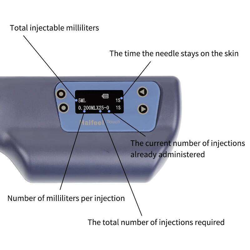Handheld Hydra Injector,Handheld Mesotherapy Injector ,Beauty Machine Skin Care Tool Adjustable Depth Z260312