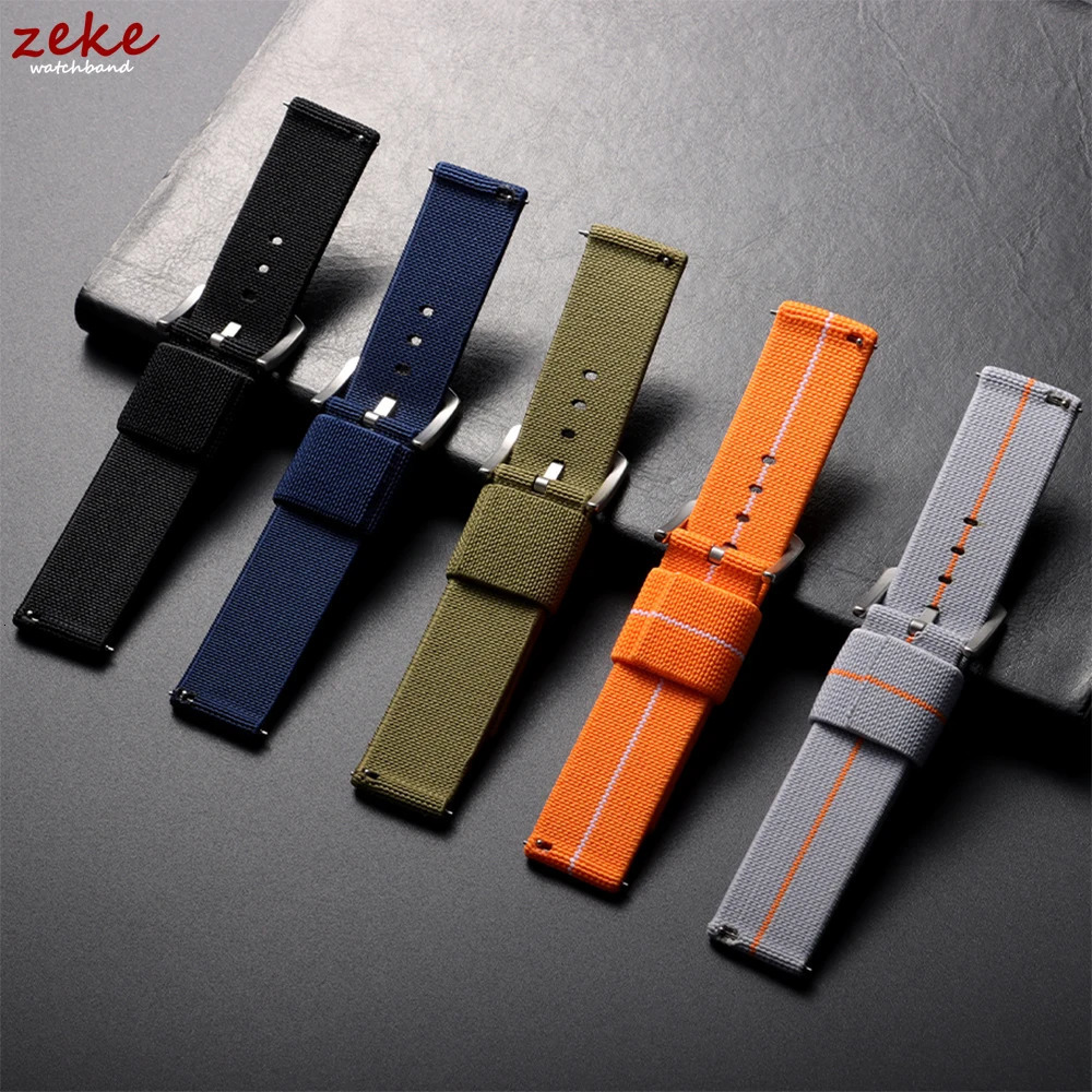 18mm 20mm 22mm 24mm Universal Nylon Watch Band for Omage Watch Canvas Sport Strap for Men Women Wristband Quick Release Bracelet 260304