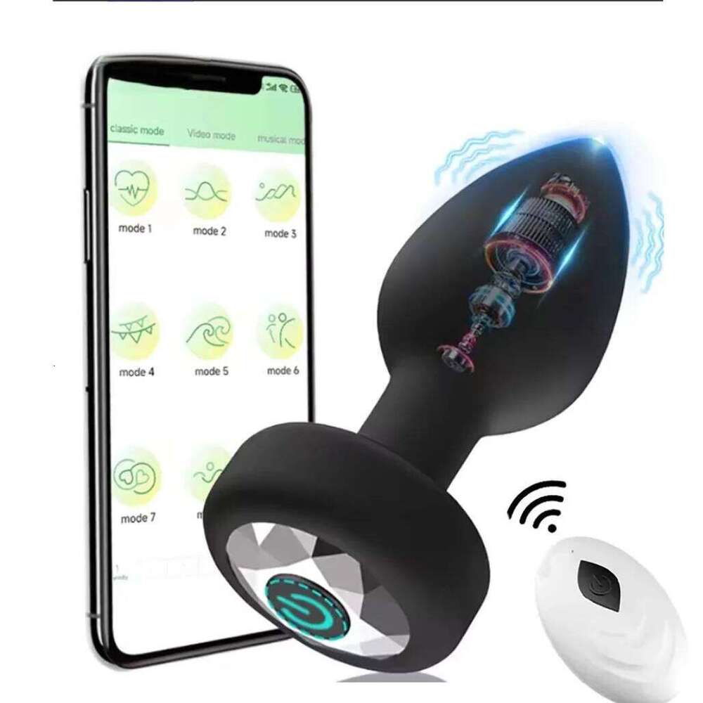 10 Speeds Vibrator Remote Control Prostate Massager Female Masturbator Adult Sex Toys for Women Men Gay Anal Plug Z260312
