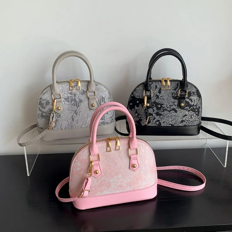 Small Square Bag PU Leather Single Shoulder Bags Large Capacity Crossbody Lady Fashion Handbags 260227
