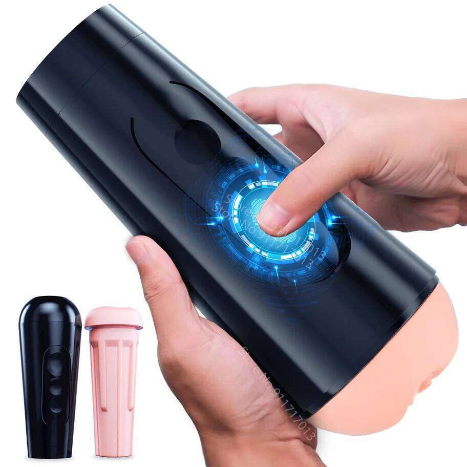 Male Masturbator Cup Realistic Textured Pocket Blowjob Pussy Stroker for Men Soft Silicone Vagina Adult Masturbation Sex Toy Z260311