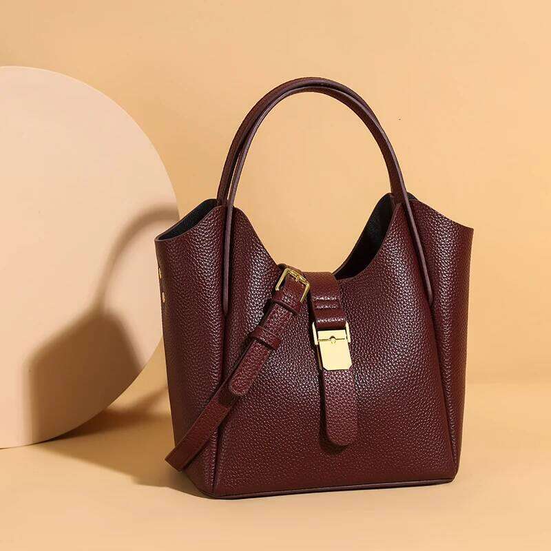 Genuine Leather High Quality Women S Tote Crossbody Bag Retro Casual Female Shoulder Messenger Handbags TIANOUDAISHU