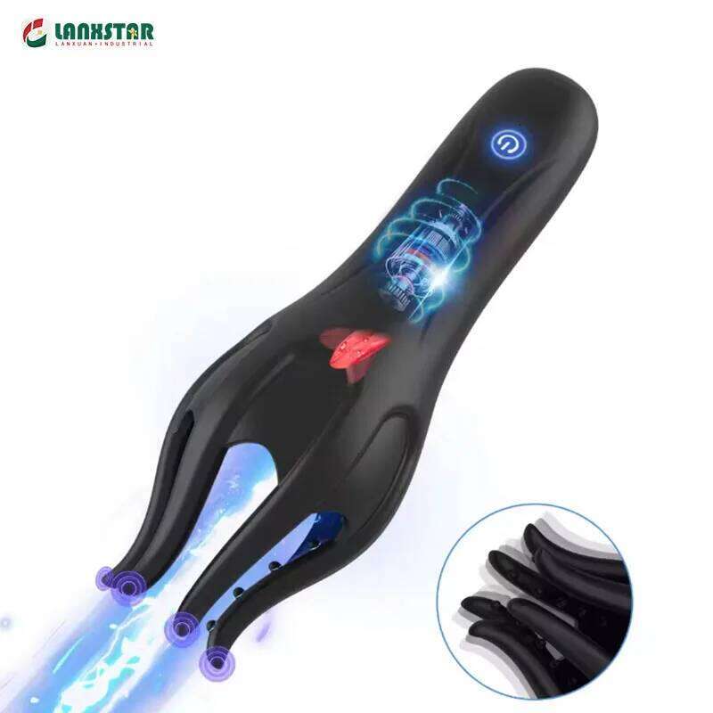 Masturbator Glans Vibrating Tongue Licking Oral Blowjob Lasting Delay Endurance Training Male Sex Toys for Men Adult Z260312