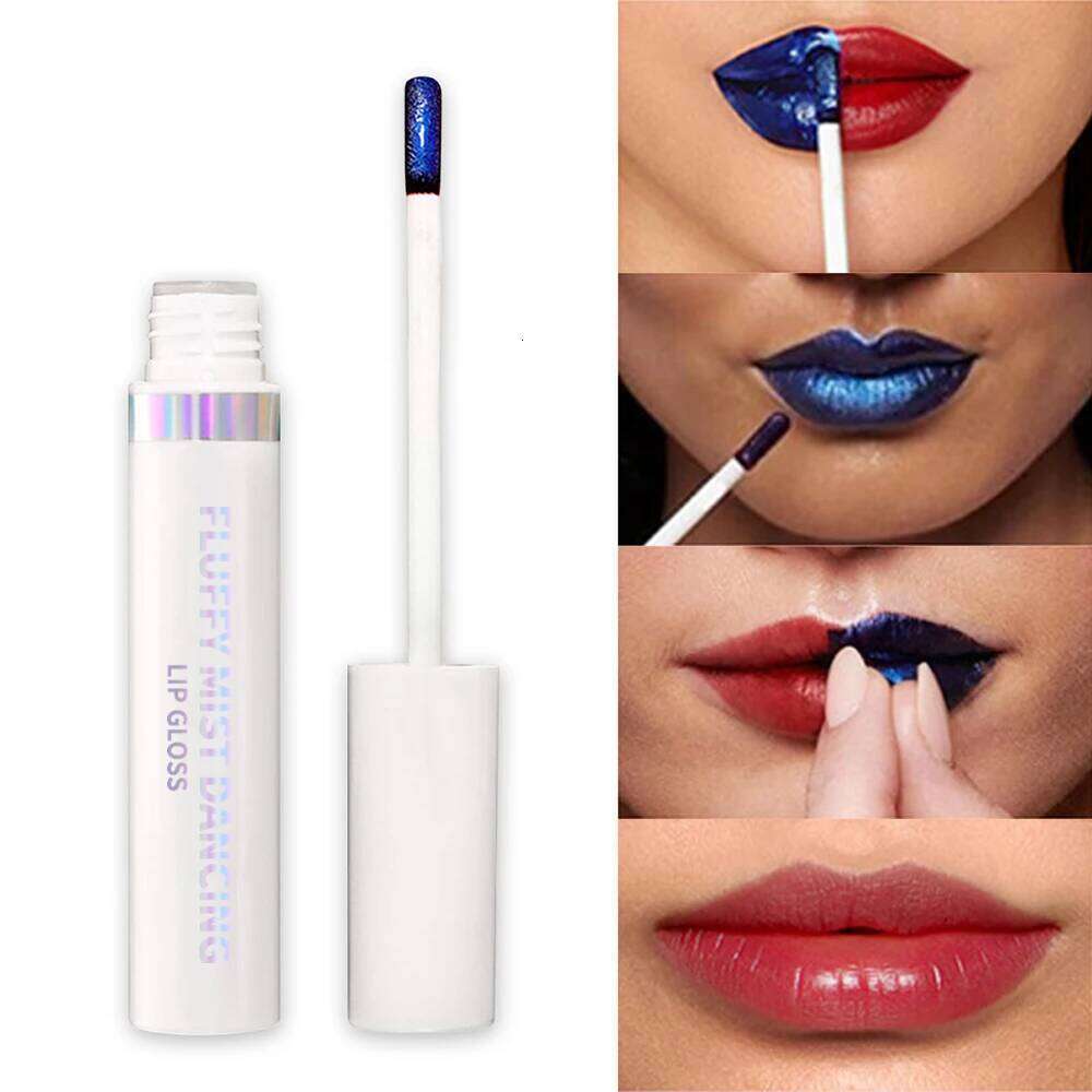 Tint Lipsticks Cosmetics Makeup Long Lasting Waterproof Peel Off Stain Pink Red Metallic Lip W260311