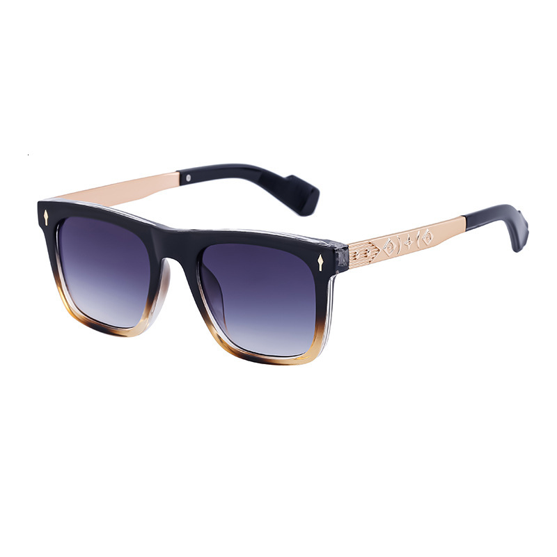 TAC polarized sunglasses for men, style square frame outdoor sun protection sunglasses, men's driving glasses