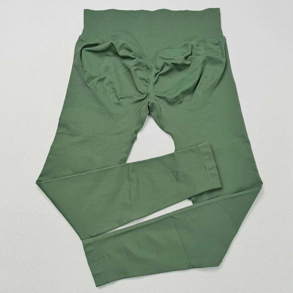 VEQKING Scrunch Butt Women Yoga Seamless Sports Leggings Low Waist Gym Fitness Tights Quick Drying Fall Warm Workout Pants 26H0311