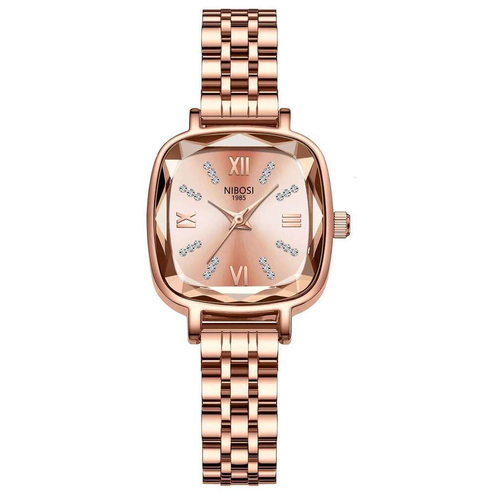 NIBOSI Luxury for Woman Waterproof Stainless Steel Quartz Ladies Watch High Quality Women's Watches Elegant Female Clock