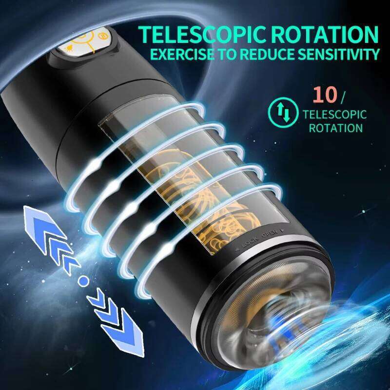 Automatic Male Masturbator APP Controlled Penis Pump with 10 Thrusting & Rotating Electric Pocket Pussy for Men Adult Sex Toys Z260312