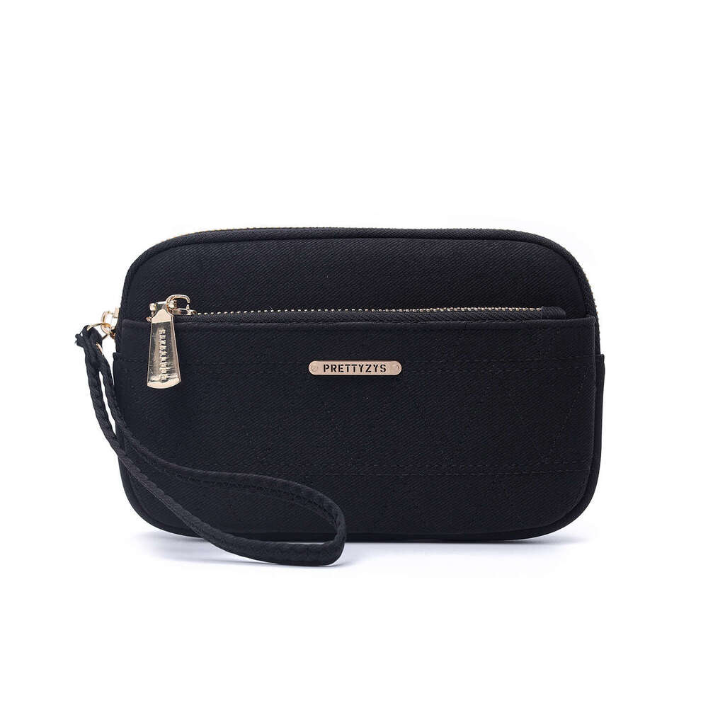 Luxury fashion wallet New Model Passport Coin Purse Clutch For Women Simple Diamond Pattern Large Capacity Phone Bag With Double Zipper Wrist Strap