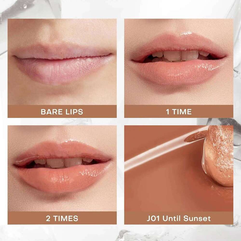 Mistine Gloss Thai Latte Juicy Hydrating Lipstick Lip Tint Non-Sticky Lightweight Feel. 1 Pack W260311