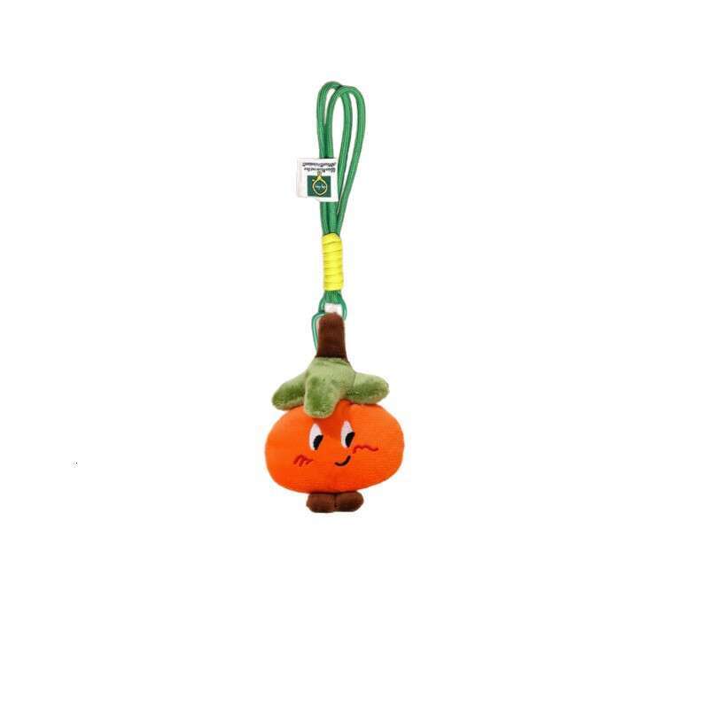 Creative Vegetable Funny Expression Onion Ginger Garlic Fruit Plant Plush Pendant Keychain Claw Machine Doll Wholesale