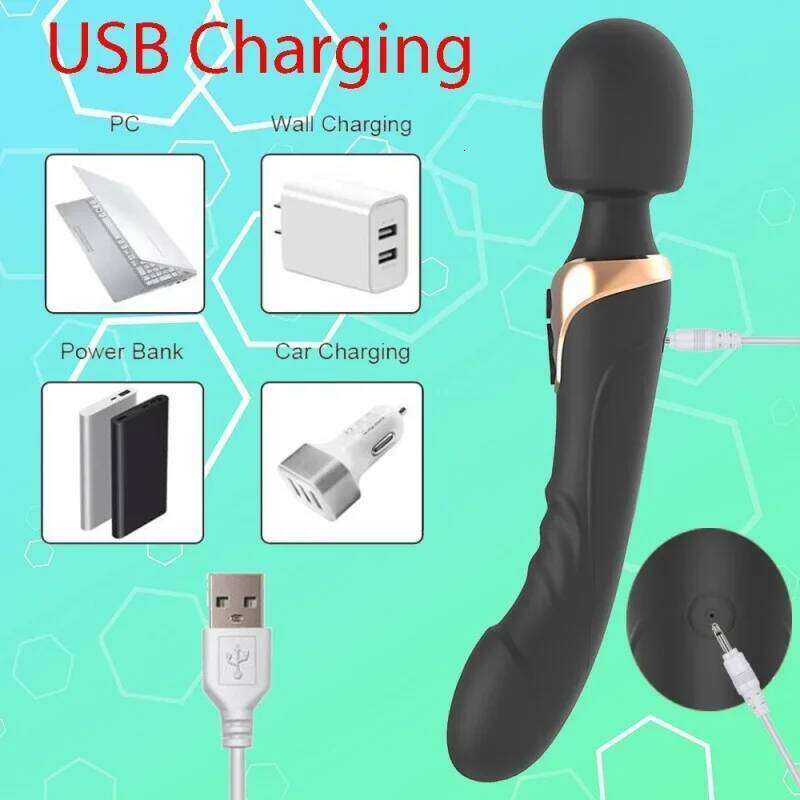 Dual Motor Powerful Vibration Masturbation Soft Stick G-Spot Clitoris Stimulator Dildos Silicone Vibrators Adult Sex Toys Z260312