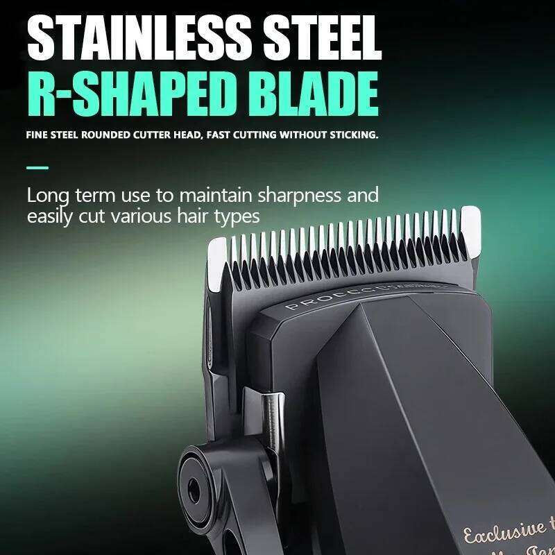 Kemei 1819 Electric Clippers Men Professional Rechargeable Cordless Cutting Machine High Quality Hair Trimmer Barber C260312