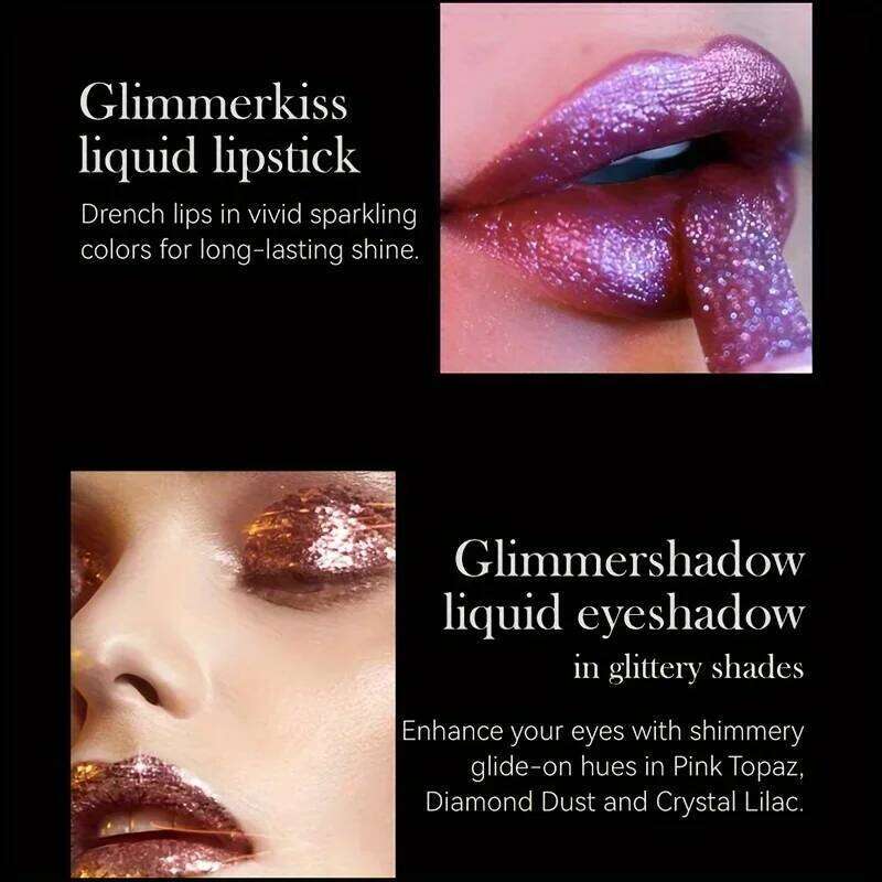 7 Colors Diamond Matte Lipstick Glitter Tint Balm - Waterproof Long-Lasting Pearl Shine White Shimmer Sexy Lip Makeup W260311