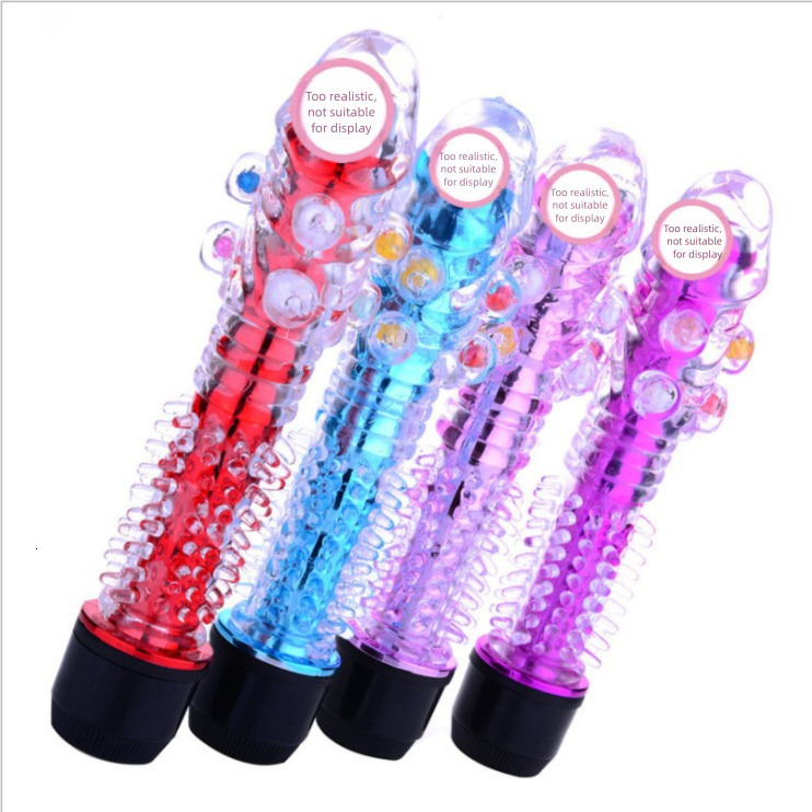 Free Shipping Foreign Trade Hot-Selling Crystal Vibrator, Dragon Small Dildo, Single-Vibration Manufacturer, One-Piece Drop Shipping Electric Roller B