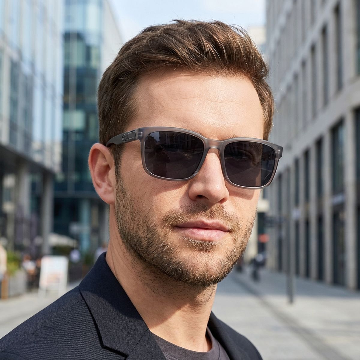 2026 New Fashion Square Frame Polarized Personalized Retro Outdoor Driving Sun Protection Sunglasses for Men,