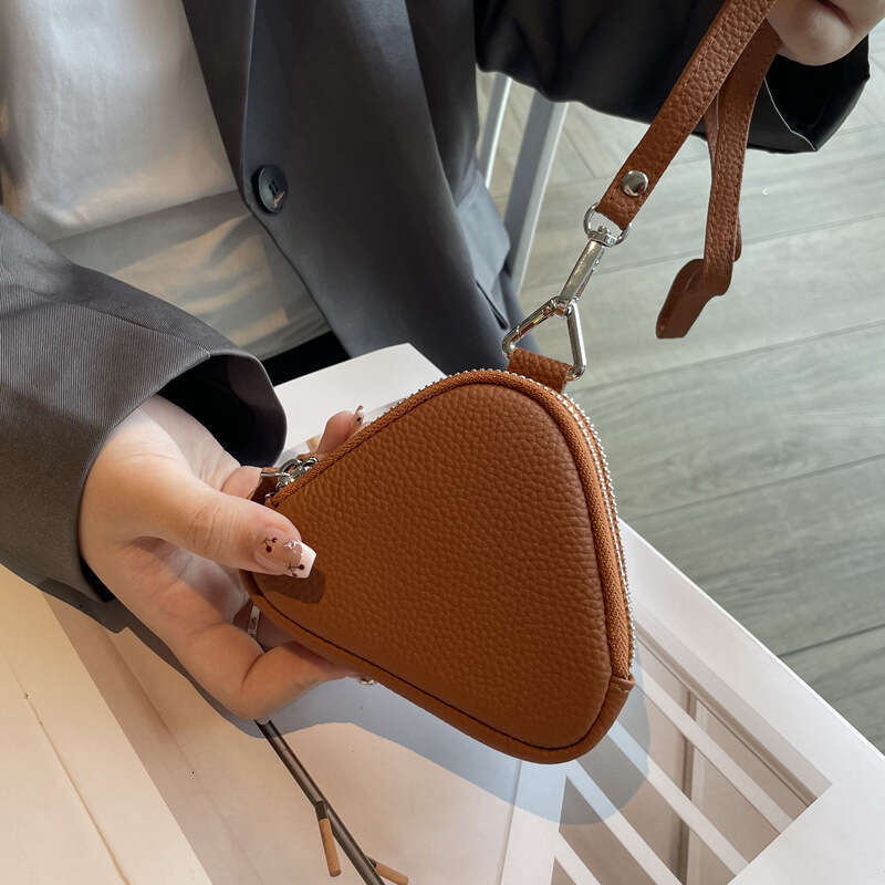 Luxury fashion wallet New Women S Purse Neck Hanging Style Solid Color Mini Coin Fashionable Simple Key And Lipstick Storage Bag Small Wallet