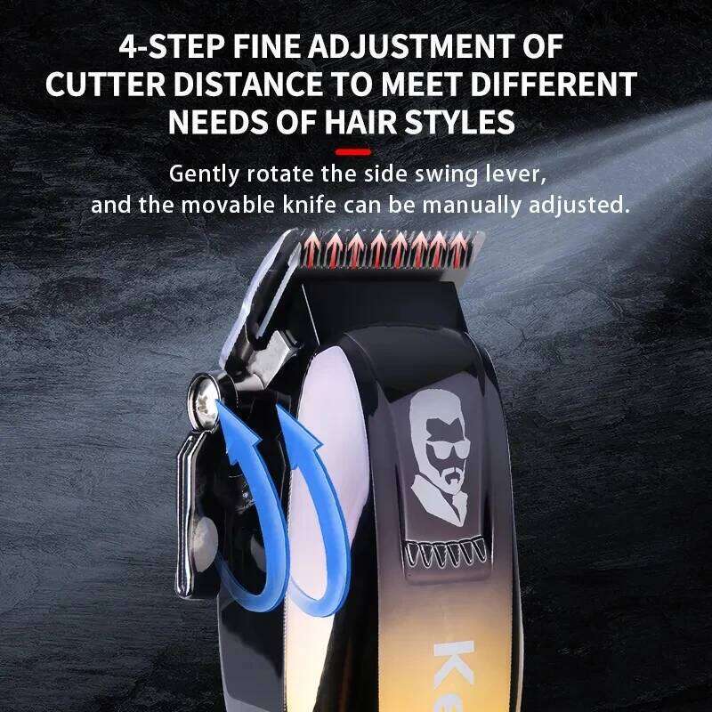 Kemei 709A Professional Clipper For Men Electric Beard Trimmer Barber rechargeable Hair Cutter Machine C260312