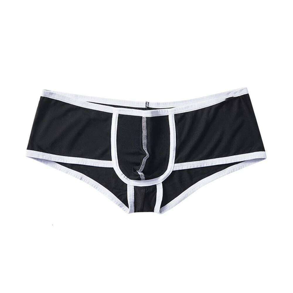 Mens Shorts Stretch Low Waist Underwear Thin Panties Seamlessshorts Soft Pouch Underpants Hombre Lingerie Z260312