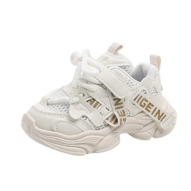 Kids Chunky Sneakers Breathable Mesh Toddler Sport Shoes Non-Slip Casual Trainers Eco-Friendly Soft Insole for Boys Girls Free Shipping